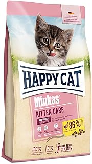 Happy Cat 70407 – Happy Cat Minkas Kitten Care Geflügel – Trockenfutter für Katzenwelpen 5 Wochen bis 6 Monate – 1,5 kg Inhalt product image