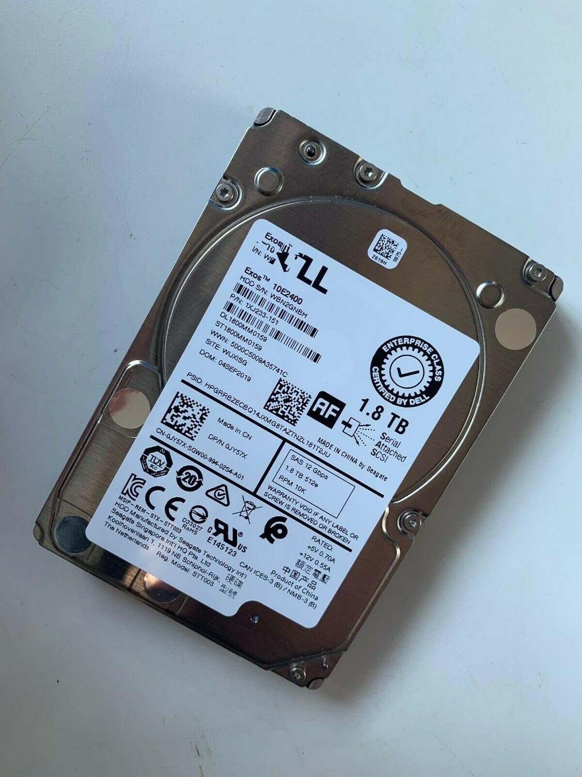 JY57X Dell 1.8TB 10K SAS 12Gb 256MB Disco Rigido 0JY57X 0F830C - Foto 6