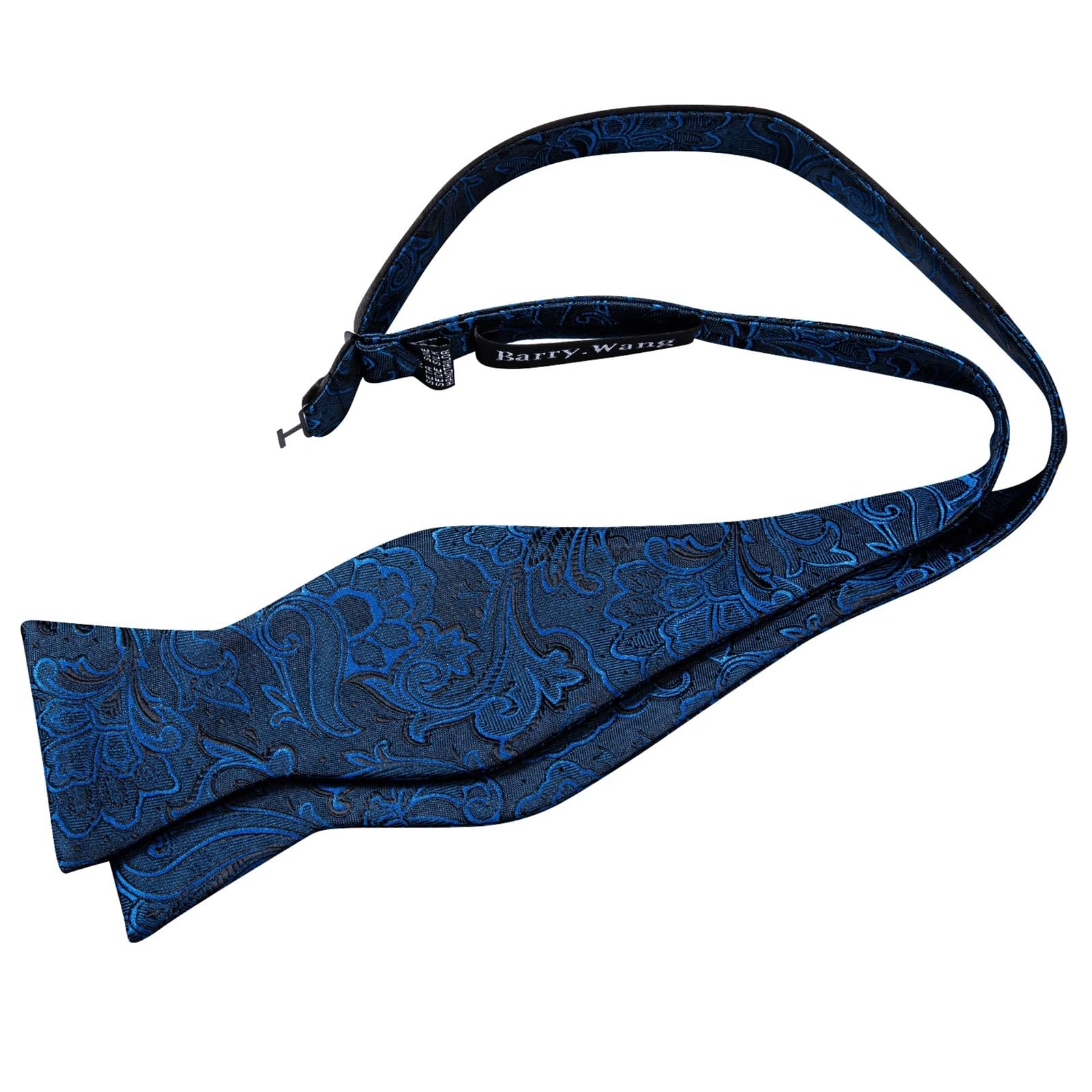 Gemelos de seda for hombre con pajarita floral jacquard y mariposa Para Fiestas De Empresa Y Bodas
