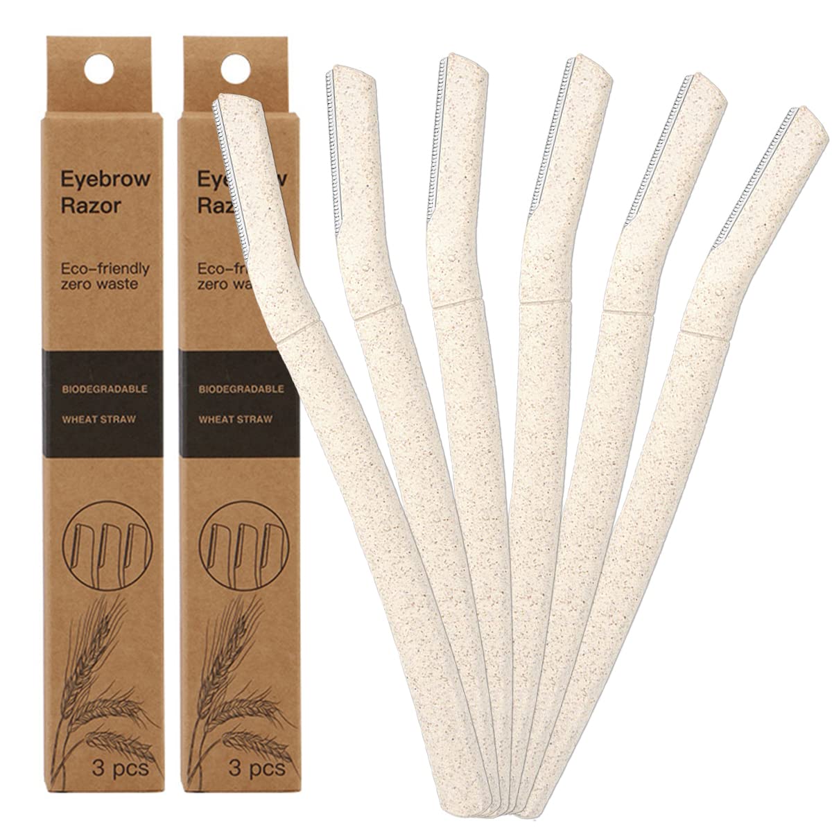 6 Pieces Eyebrow Razors Dermaplaning Blades For Face | WhichOne