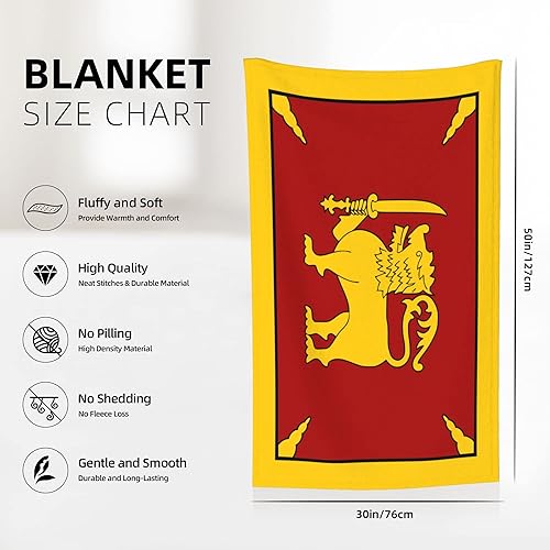Miniatura 7 de King of Kandy Flannel Blanket 32x48in Material Skin-Friendly Warm and Comfortable