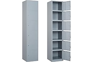 Yizosh Small 6-Door Lockers: Durable Storage Solutions for Every Need