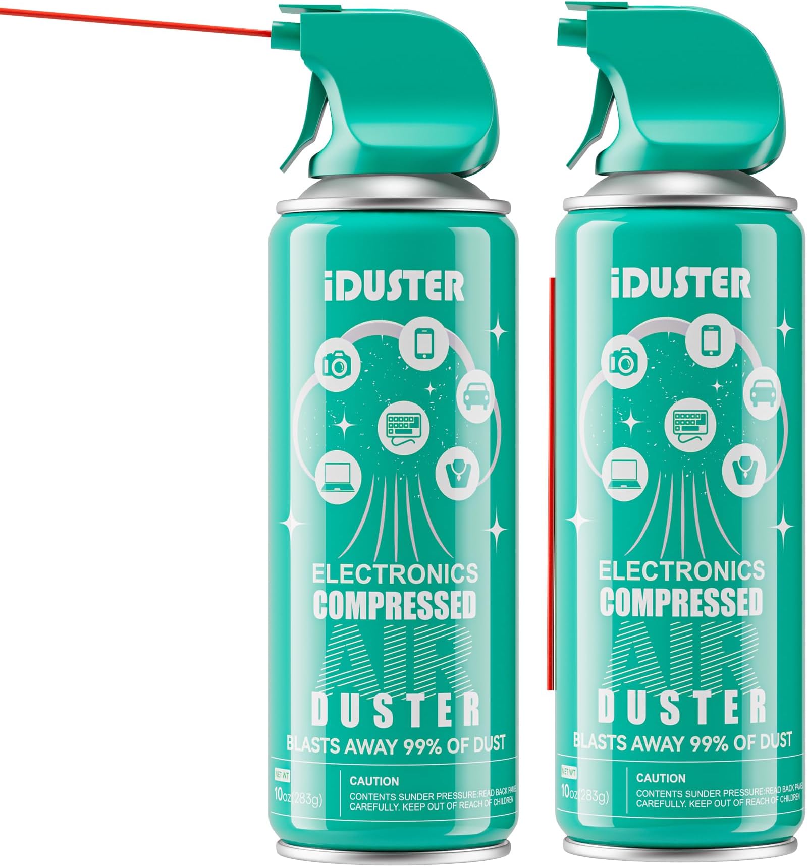 Innovera IVR10012 10 oz. Can Compressed Air Duster Cleaner