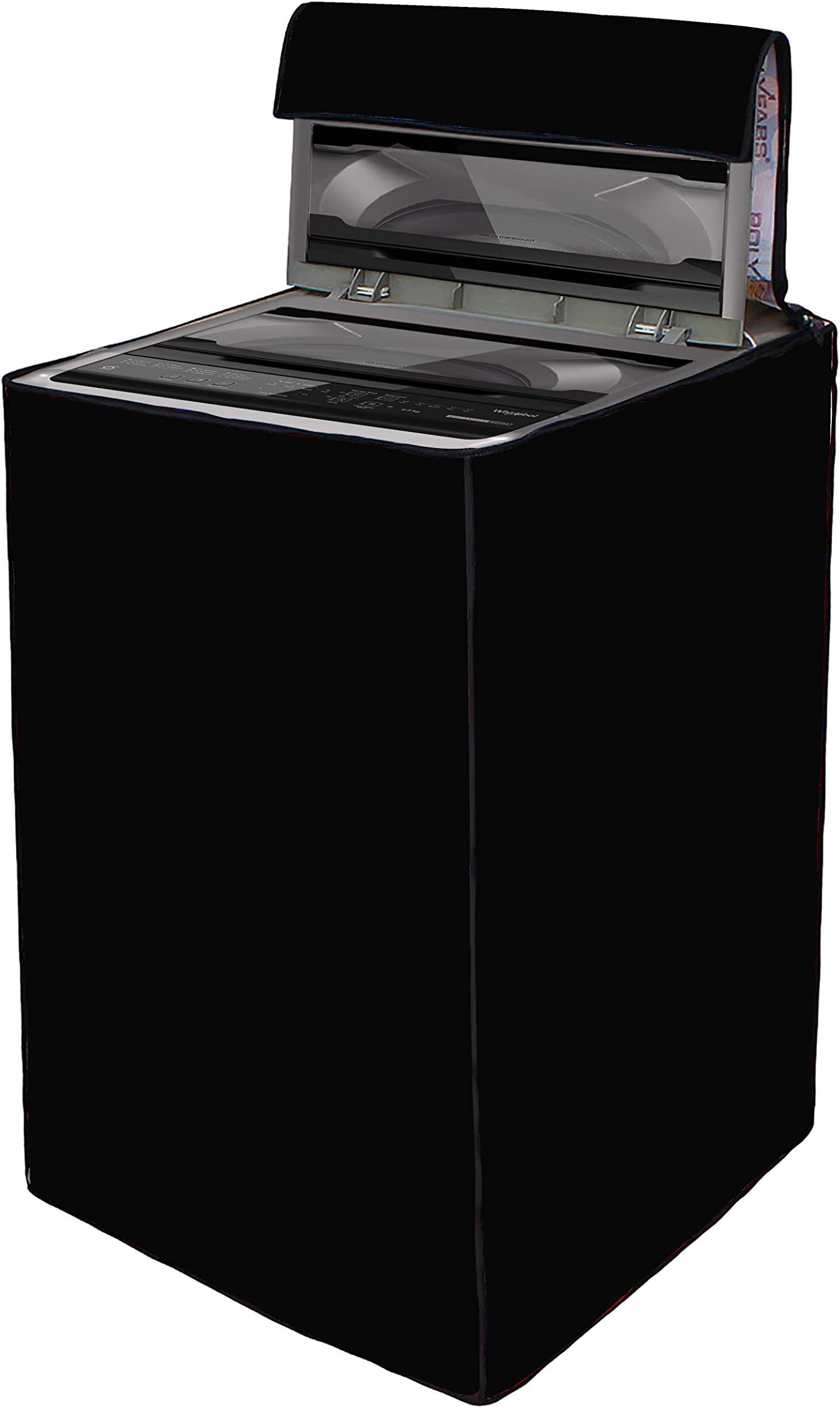 Star Weaves Washing Machine Cover For Fully Automatic Top Load IFB TL-SGDG AQUA 7.0Kg Model - Waterproof & Dustproof Cover, Black Color