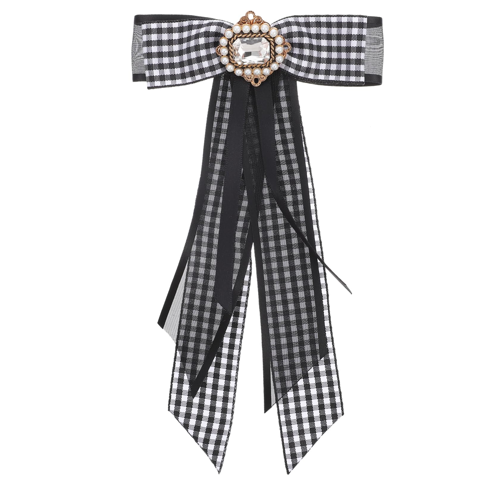 PRETYZOOM Pearl Bow Tie for Women Girls Bow Tie for Women Modern Fashion Imitated Pearl Design