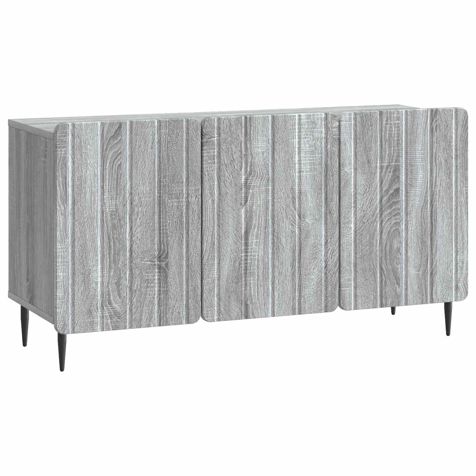 Drewnopochodny Nowoczesny Szafka TV 99x34 5x52 cm Szary