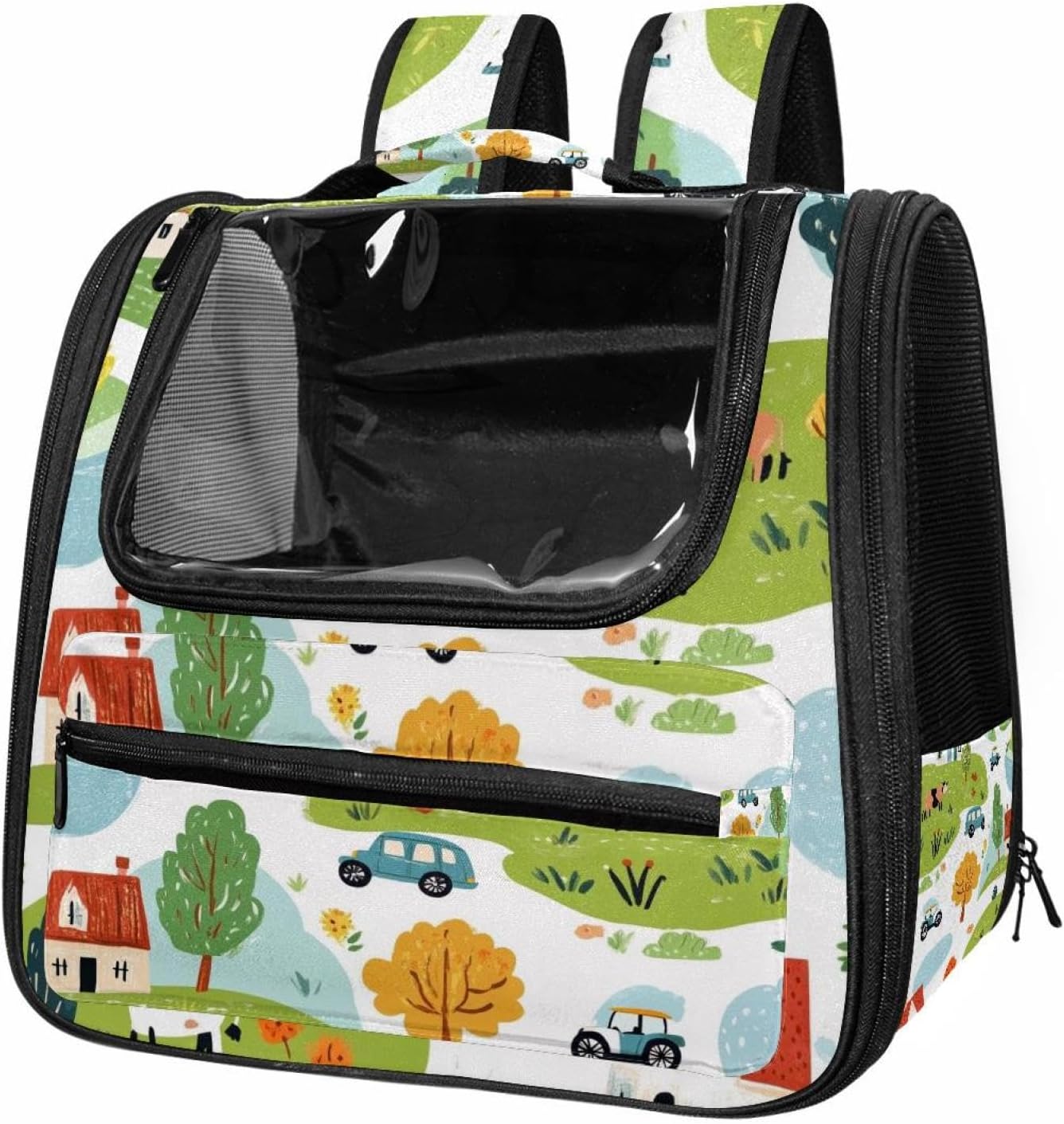 _Cute Unicorns (3) Pet Carrier Airline Approved Soft Sided Portable Cozy Travel Pet Bag, Car Seat Safe Carrier for Cats and Dogs