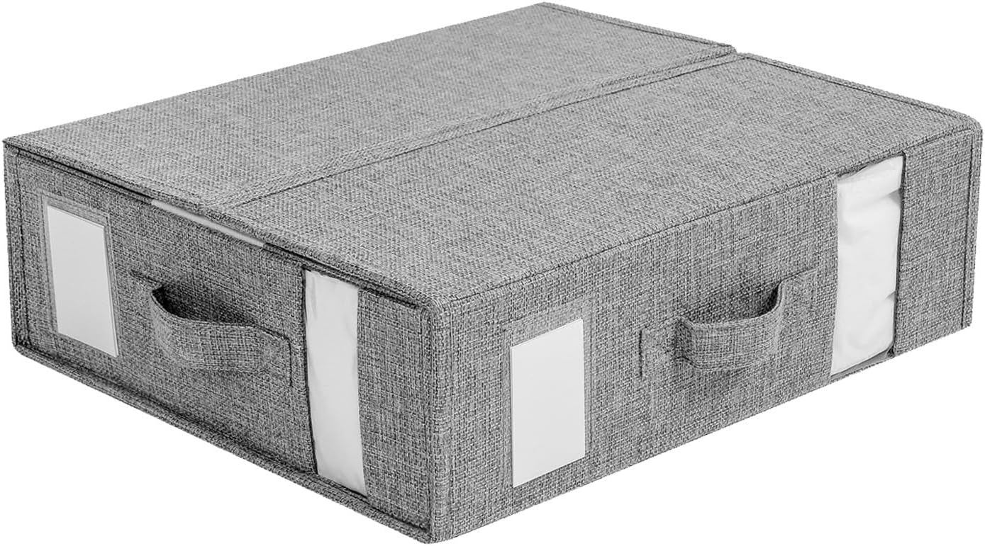 Foldable Sheet Organizer, Big Capacity Breathable Bed Sheet