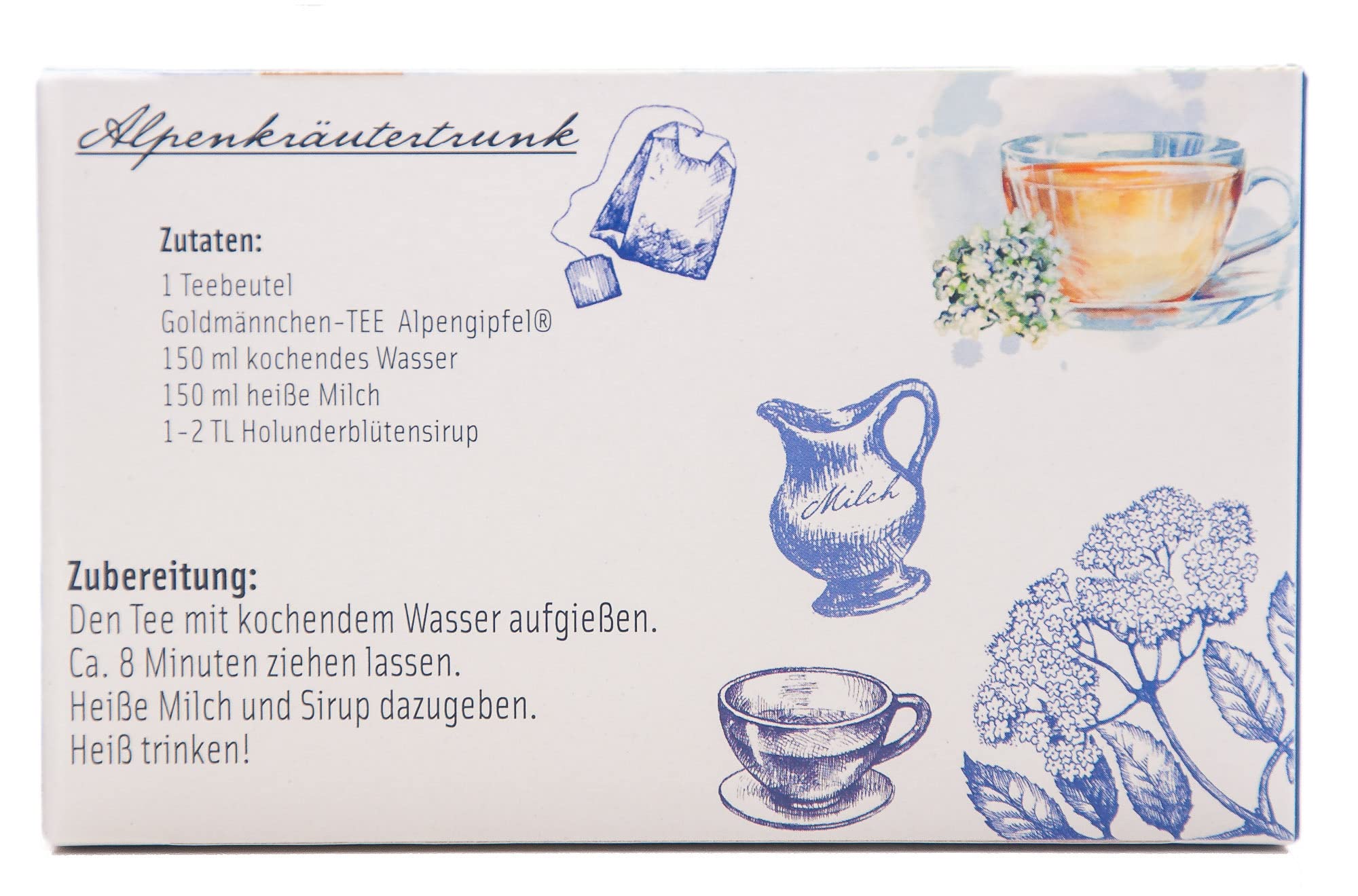 Goldm?nnchen-TEE Alpengipfel mit griechischem Bergtee 6er Pack