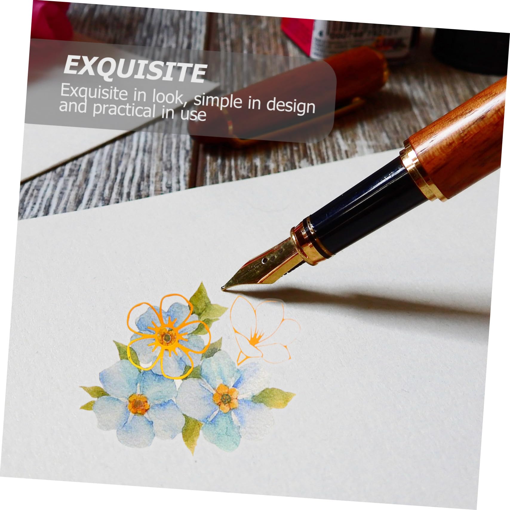 12 Set Adesivi Floreali per Scrapbooking e Decorazione Adesivi Trasparenti Impermeabili per Progetti Artistici e Facili da Applicare e Scegliere tra Stili Diversi