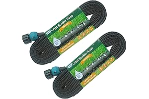 25FT Flat Soaker Hose for Lush Gardens