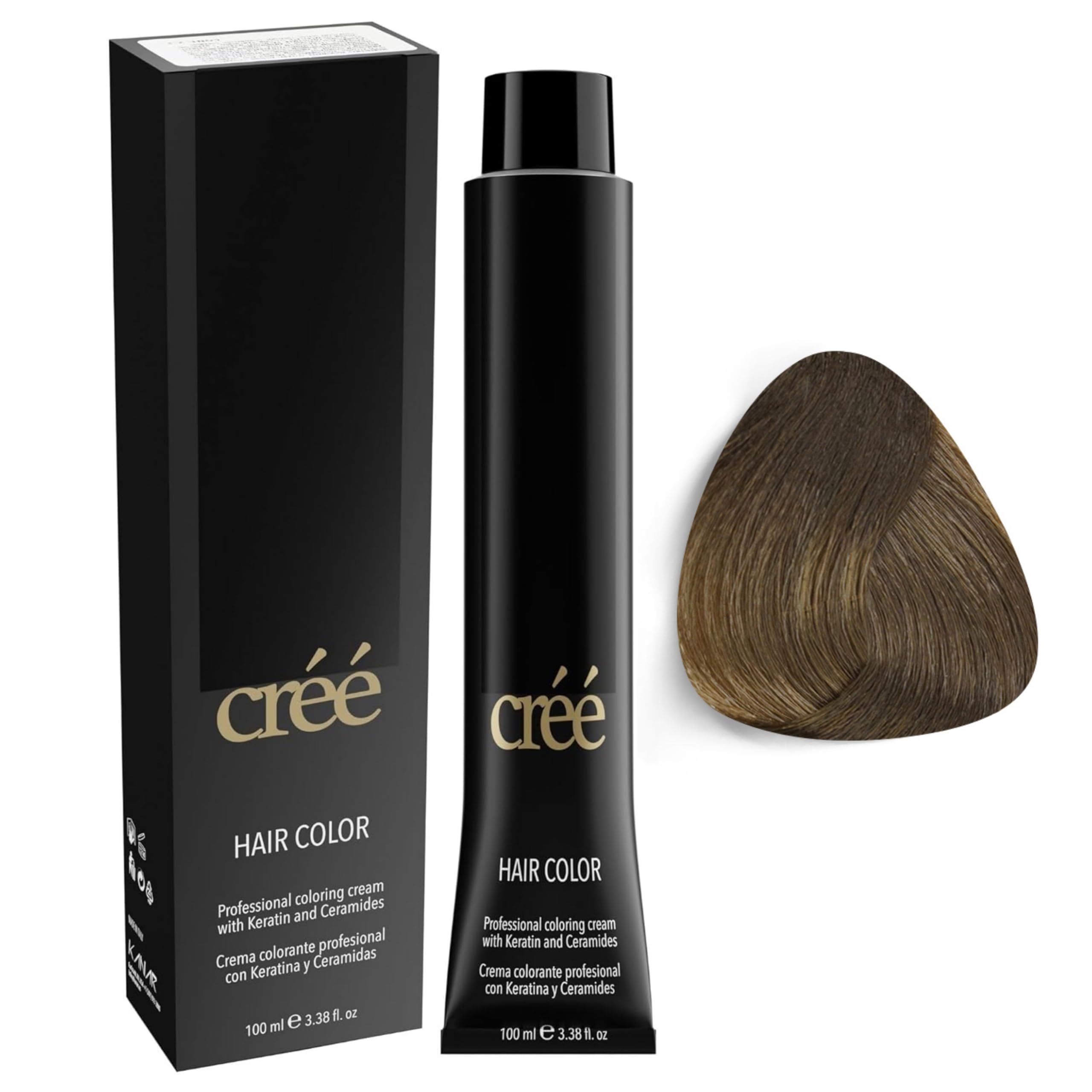 Cree Professional 7.01 - Cold Blond Permanent Hair Color - Long Lasting, Rich Vibrant - Gray Coverage 100ml - 3.4 fl.oz.
