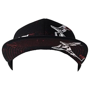 Metal Mulisha Mens Front Lines Flex Hat, Black, Small-Medium