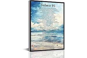 READIKN Salmo 91 En Español Para Pared: Arte Cristiano En Español, Psalm...