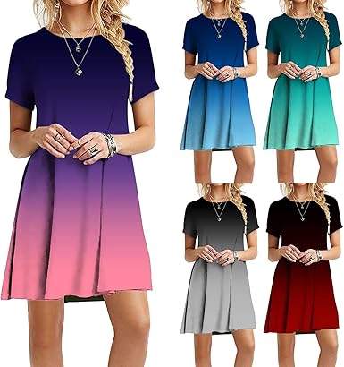 Summer Dresses for Women 2021 Short ...