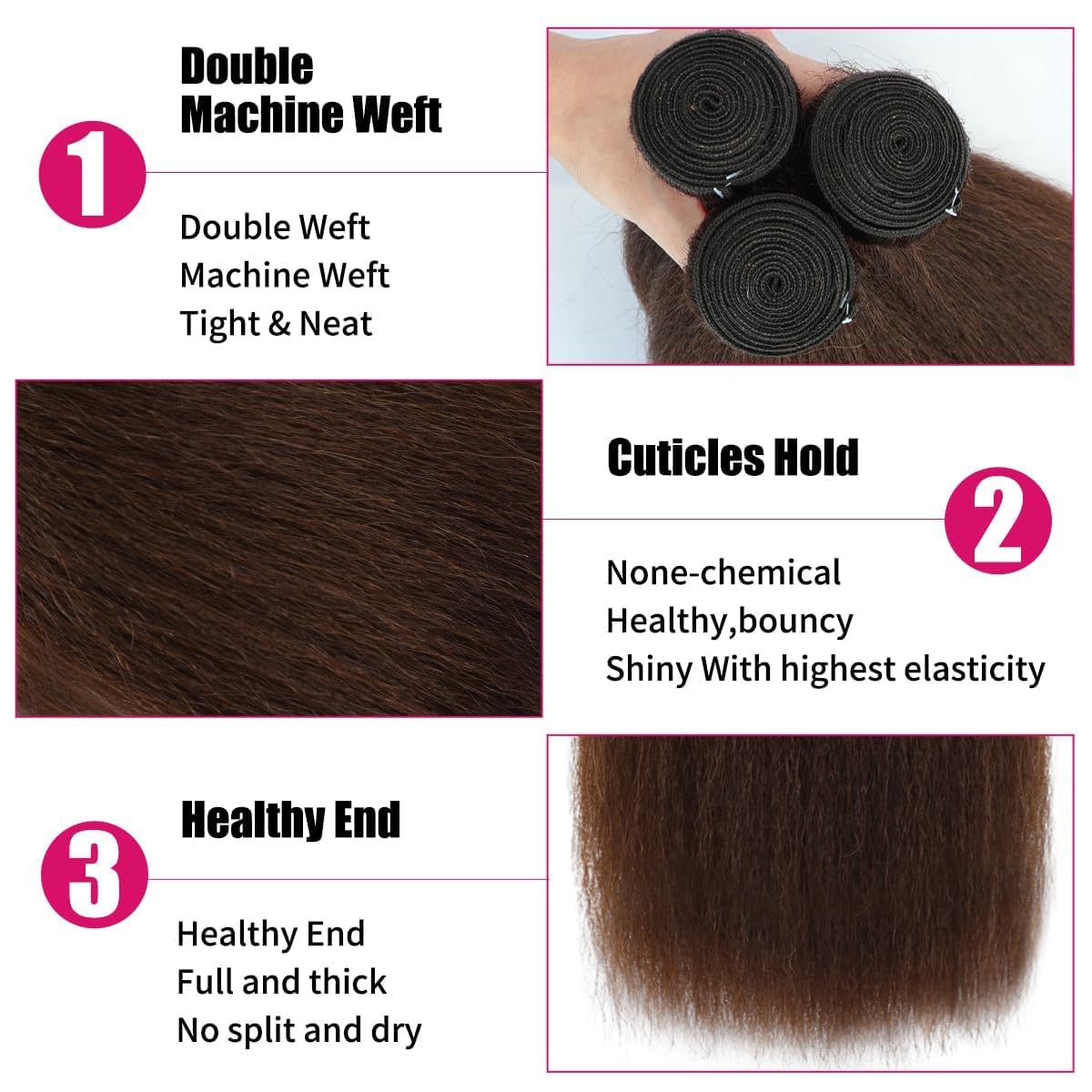 Brazilian Virgin Human Hair Bundles