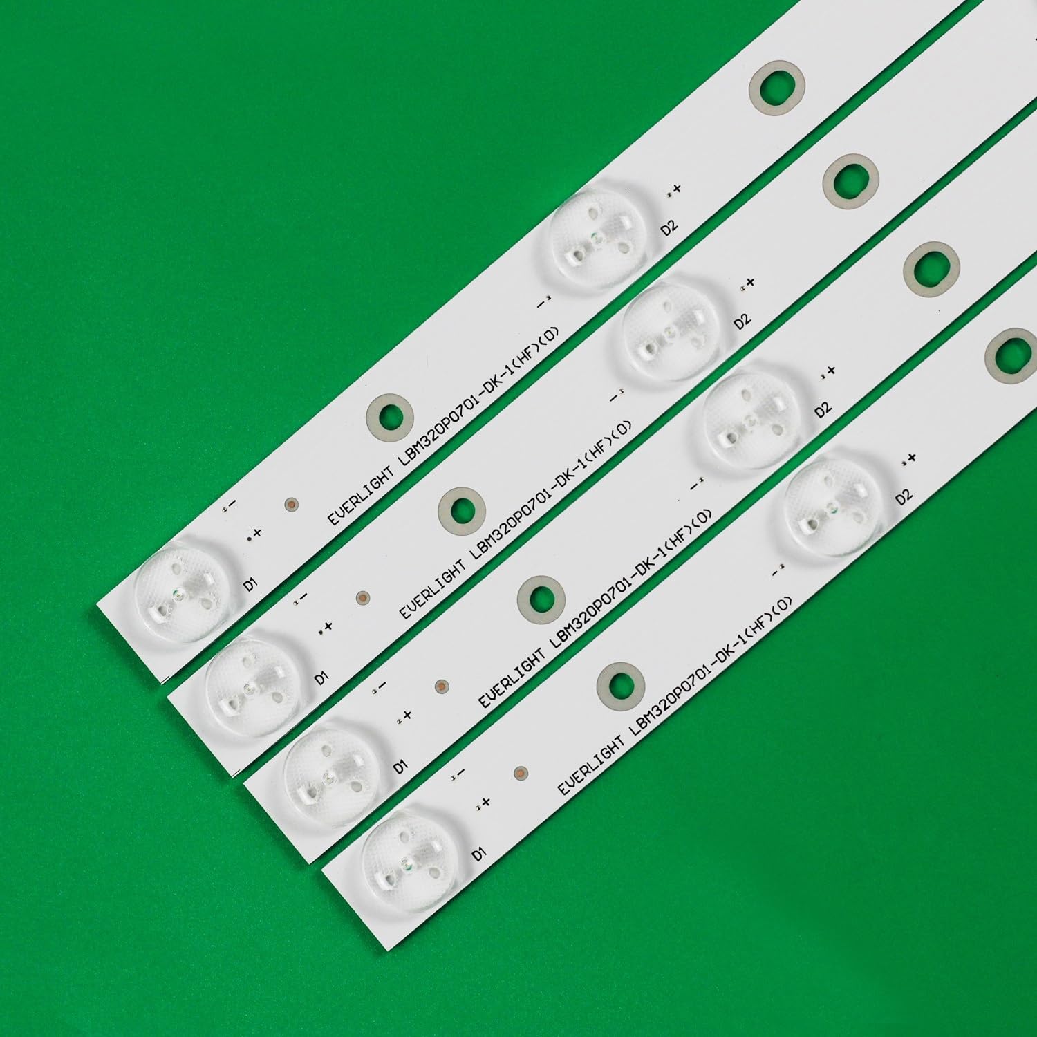 Tira de LED para iluminación trasera 32ld165ru con diodos EVERLIGHT 7