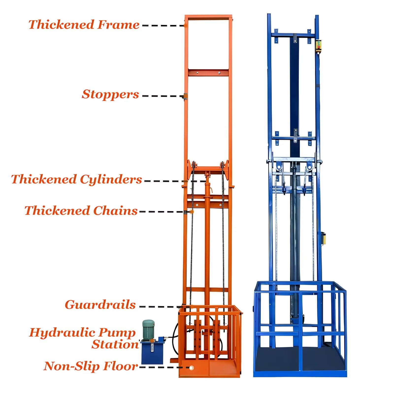 Elektryczny hydrauliczny stół podnośnikowy, nośność 907 kg, wysokość 32 metry, wszechstronny podnośnik ładunkowy do użytku fabrycznego, magazynowego i domowego