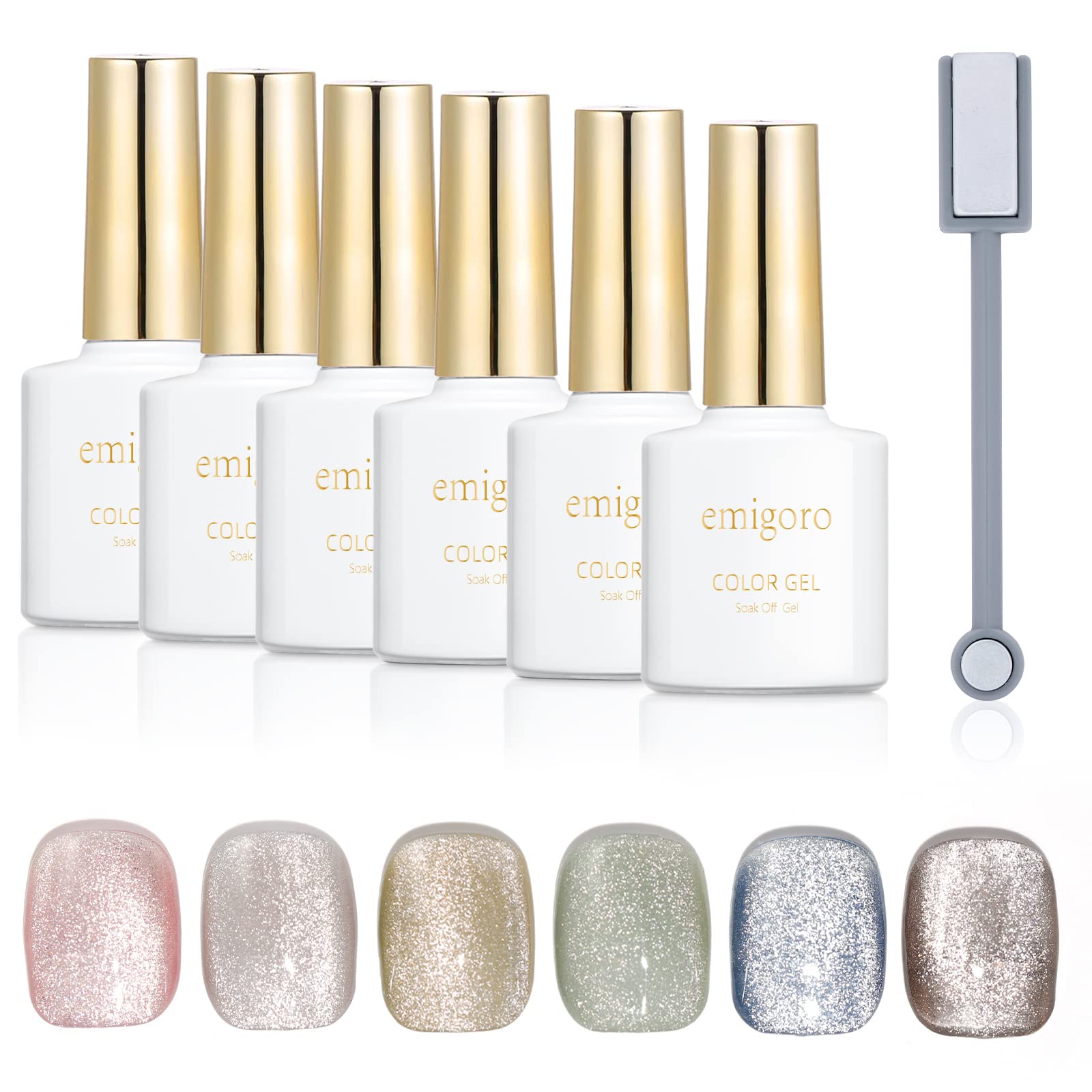 【ぽり】mayour マグネット10本セット　韓国ジェル ぽり】mayour マグネット10本セット 韓国ジェル Mayour] ゴールデン