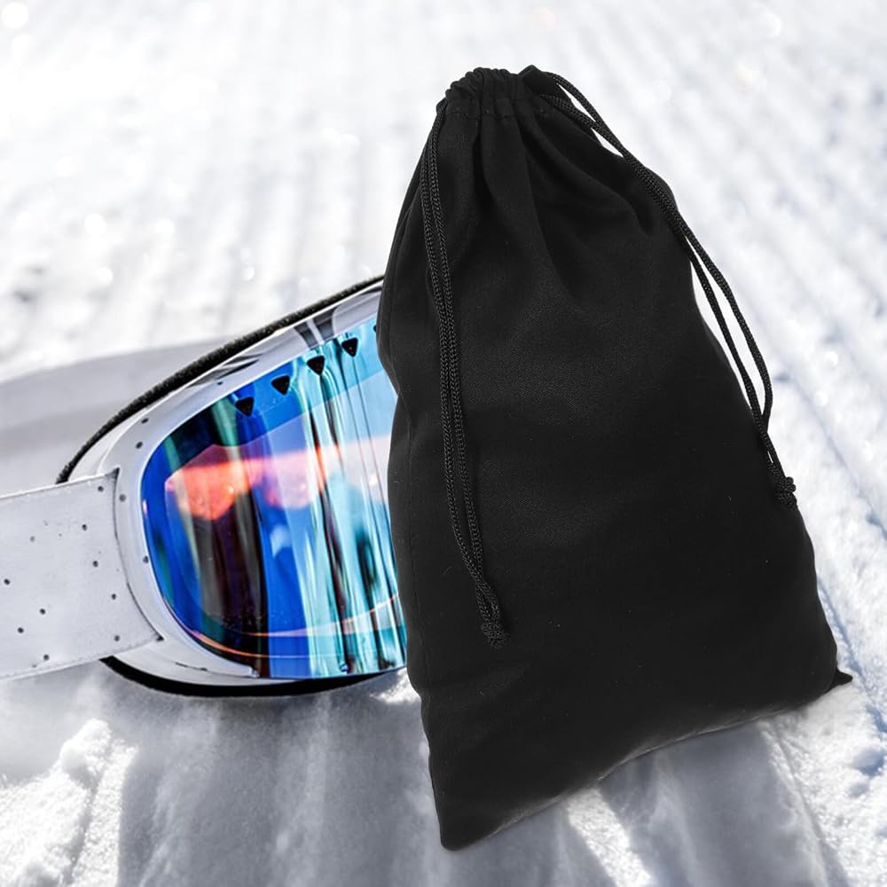 Lot De 4 Housses En Microfibre Pour Lunettes De Ski – Protection Anti-rayures, Idéal Voyage – Motifs Variés