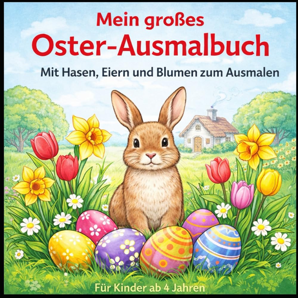 Mein großes Oster Ausmalbuch