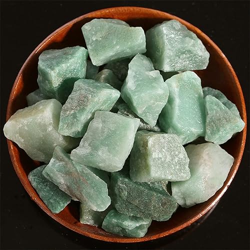 YATOJUZI Aventurina verde, cristales curativos naturales a granel, 1 libra, juegos de piedras en bruto para cabbing, pulir pulir lapidario, reiki,