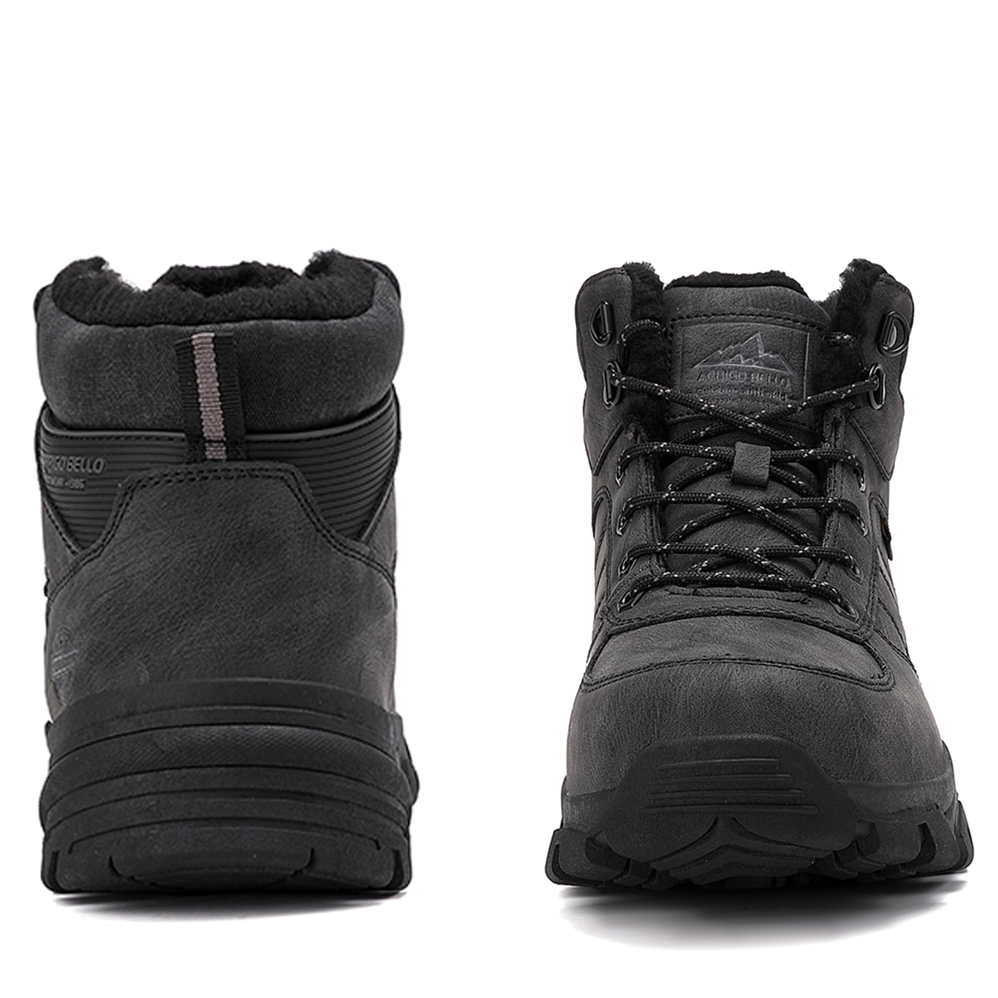 ARRIGO BELLO Stivali Uomo Invernali Scarpe Invernale Scarponcini Neve Stivaletti Antiskid Caldo Trekking Montagna Boots Taglia 41-46