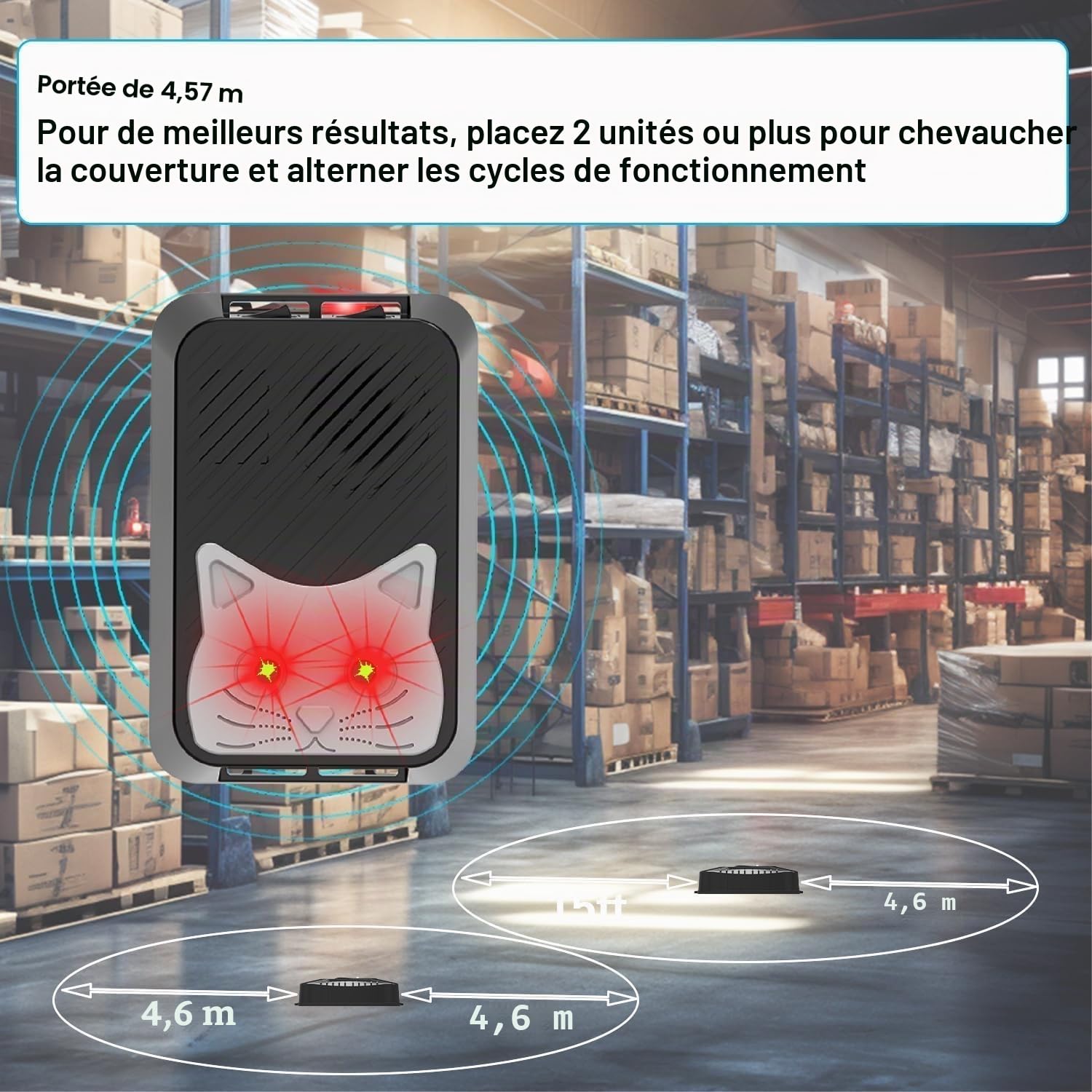 Répulsif anti-martres pour voiture - Protection contre les martres avec ultrasons. Répulsif anti-martres pour voiture fonctionnant sur piles. Protection contre les martres immédiate et durable dans le