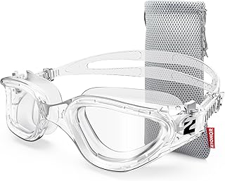 ZIONOR Swimming Goggles, G1 SE Clear Lens Swim Goggles Anti-fog for Adult Men Women