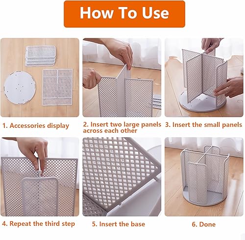 Miniatura 7 de Organizador de tazas y tapas, dispensador giratorio para tazas de café de 5 a 16 onzas, soporte de almacenamiento de vasos de papel con 4