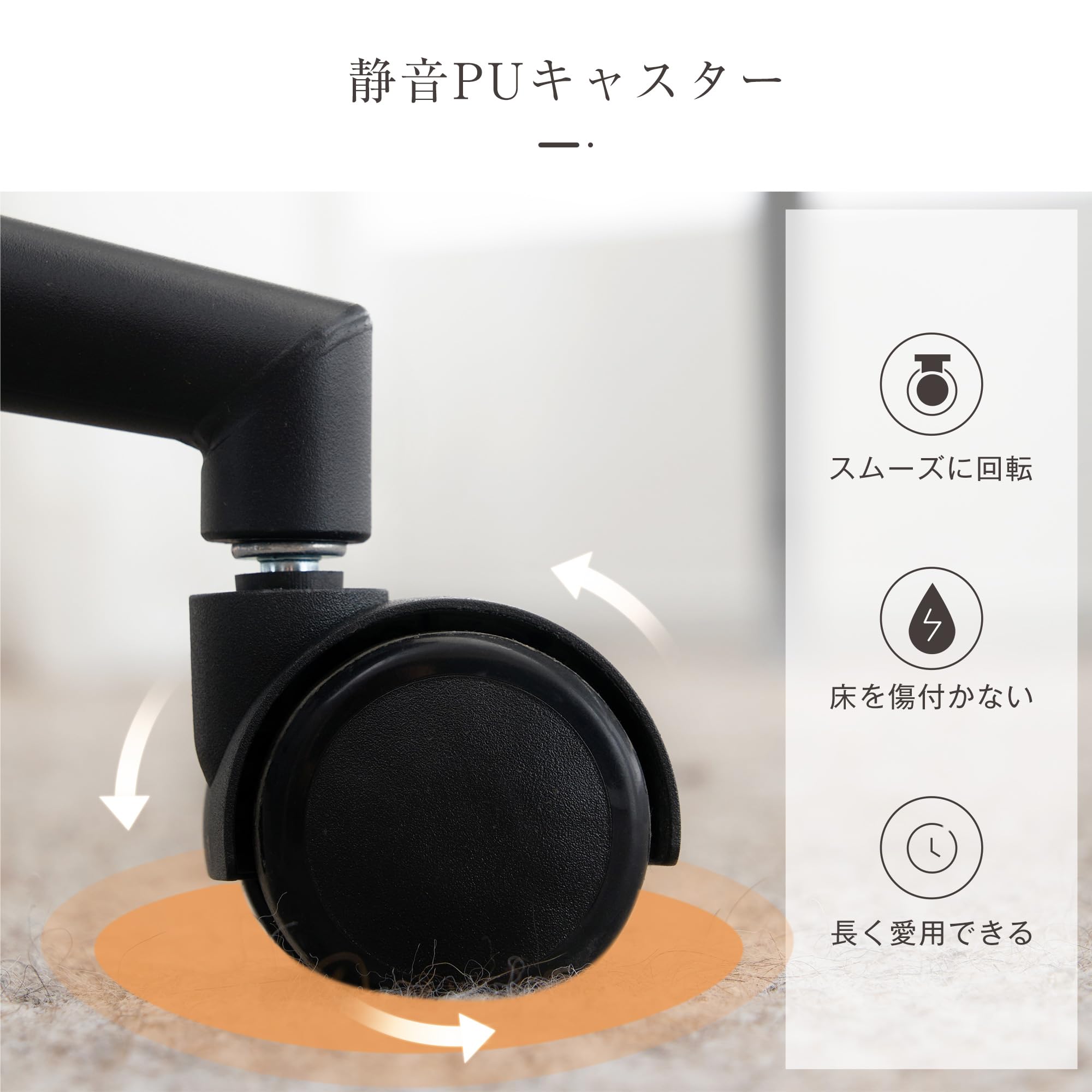 Amazon.co.jp: KJUUJE 登場 ブラウン デスクチェア 在宅ワーク