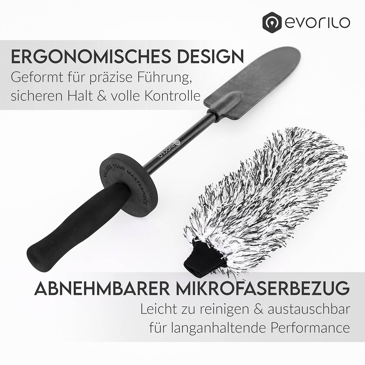 Felgenreiniger Set Grip Pro | Rim Shock Felgenreiniger 1L + Deep Grip Felgenbürste + Bürstenbezug | 3-teilig