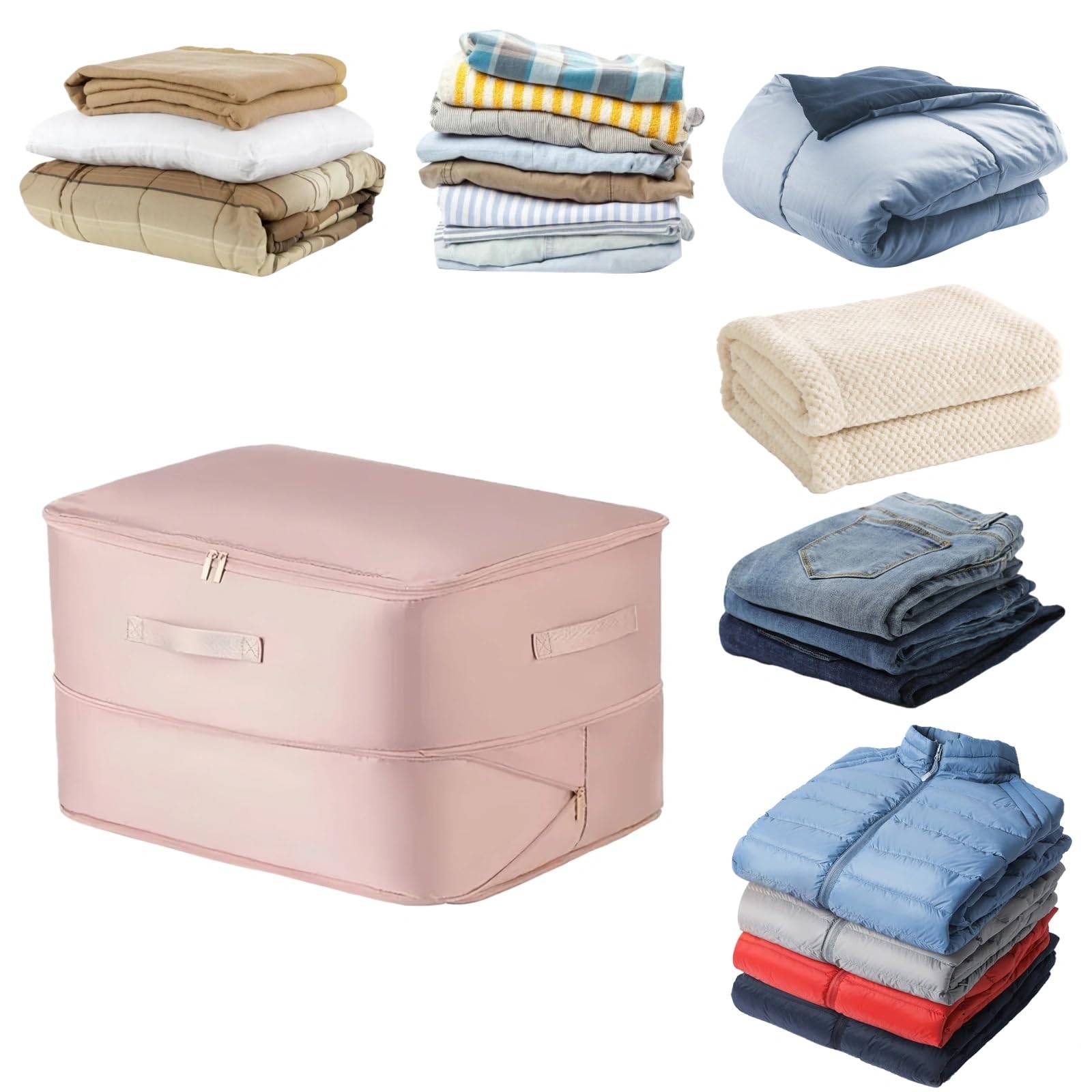 Sac Vetement sous Vide Aspirateur Housse sous Vide Sacs de Compression Sac Vetement sous Vide Aspirateur Housse sous Vide Sacs de Compression