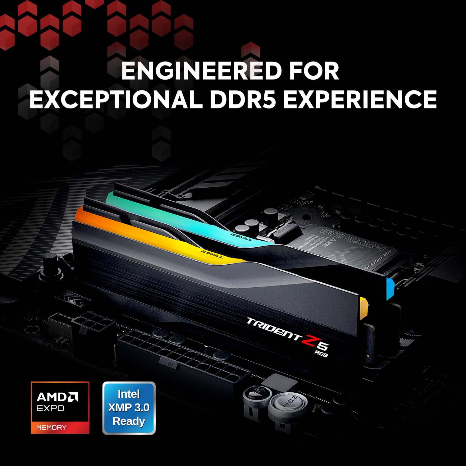 G.SKILL Trident Z5 RGB Series DDR5 RAM (Intel XMP 3.0 & AMD Expo