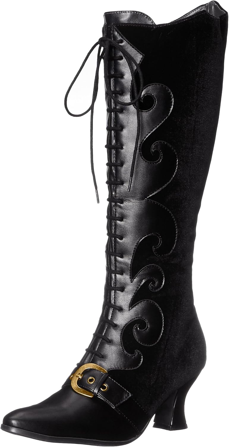 Ellie Shoes Women's 253-fain Boot, Black, 9 M US