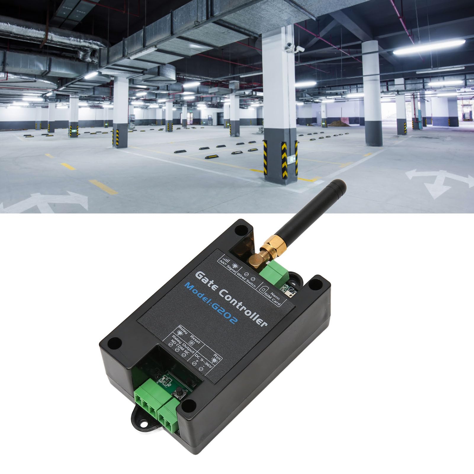 Apricancello G202 GSM g202 gate controller Installazione Semplice Chiamata Gratuita Pratico Apricancello ABS 4G Comando SMS per Ascensore per Magazzino Mecanismos cierrapuertas