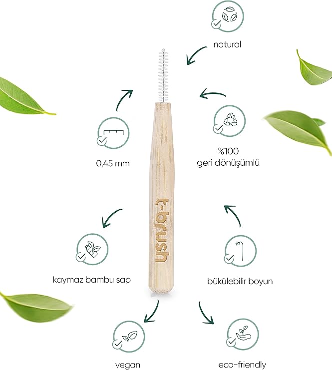 Bambu Arayüz Fırçası - 0,45mm (6 adet)