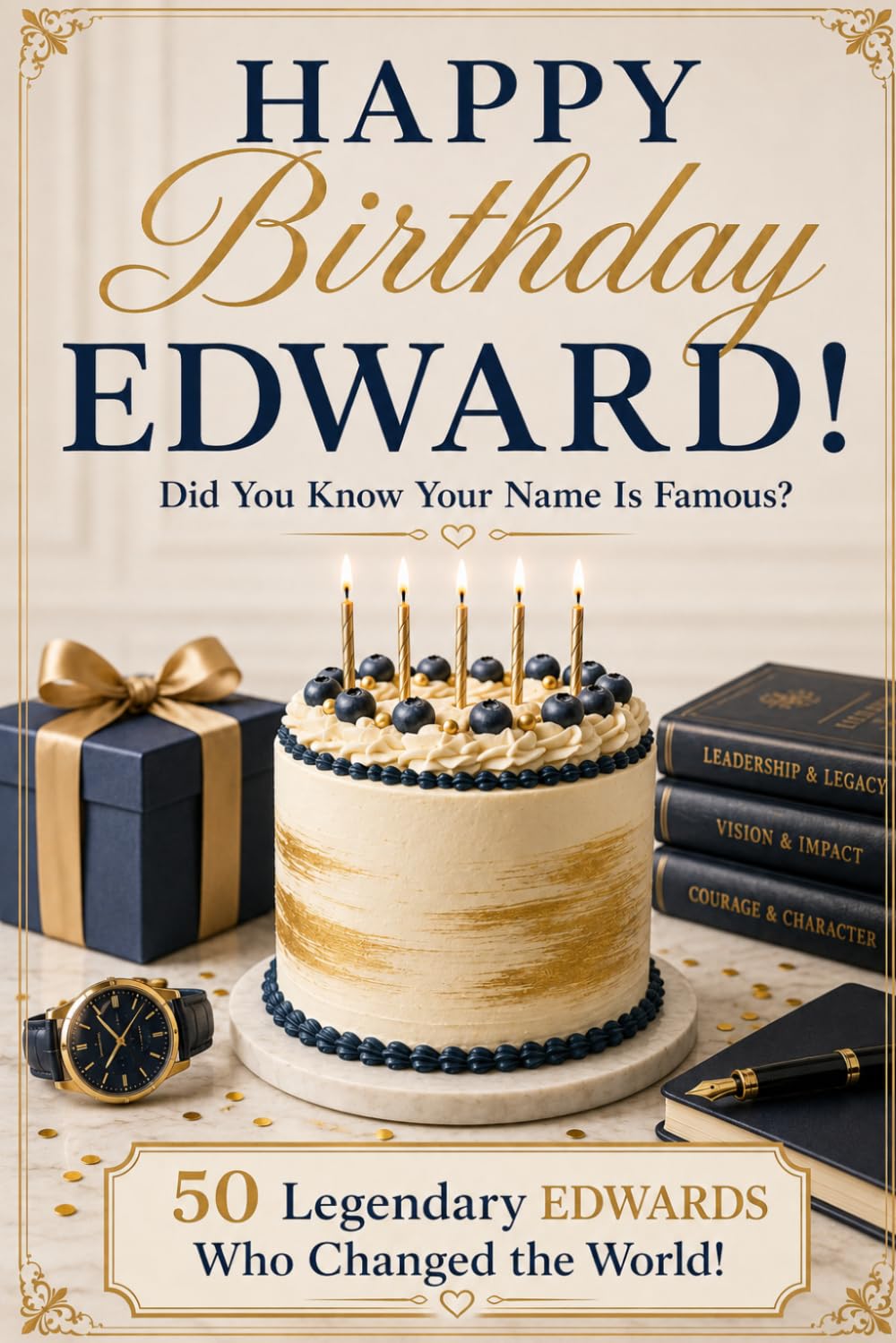 Happy Birthday, EDWARD! Did You Know Your Name Is Famous?: 50 Legendary Edwards Who Changed the World