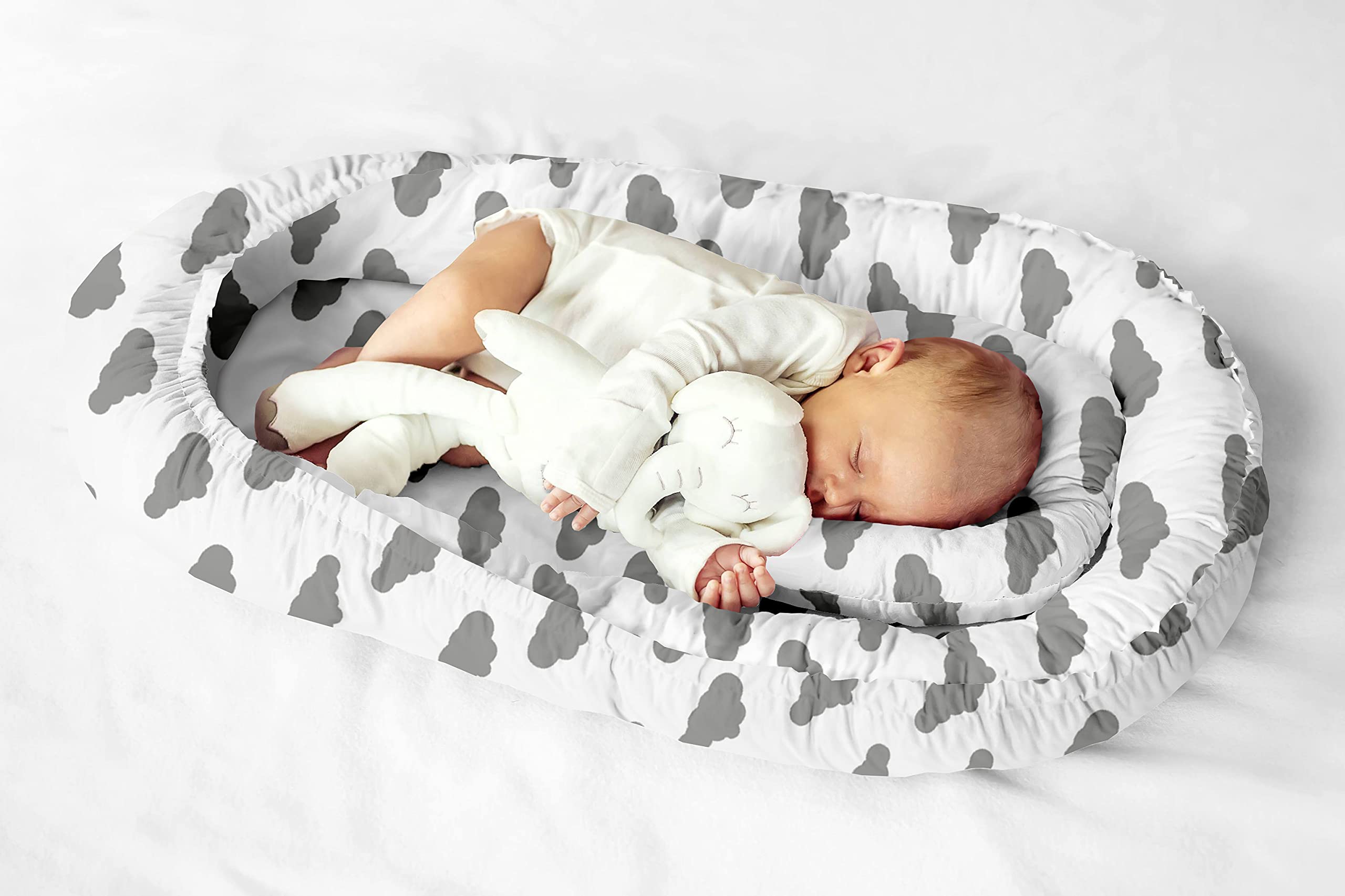 Blue Safari Baby Nest Cocoon Comfort – – Baby Winkel