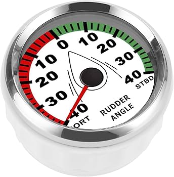 Amazon | 舵角ゲージ、舵角計Ip67船舶用ボート用防水・防塵316L