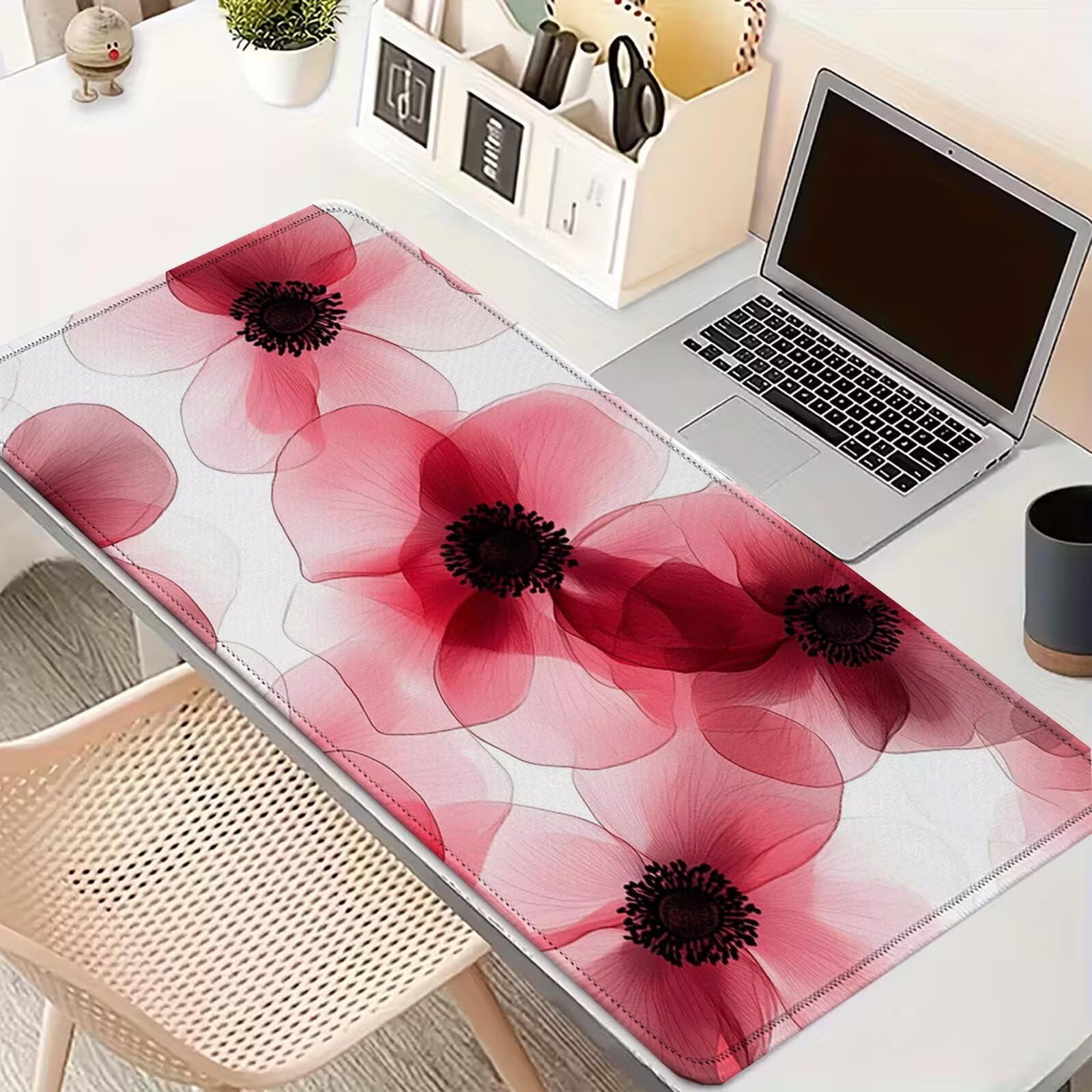 Tappetino Mouse 900x450mm | Superficie Ultra-Liscia | rosso 0-z320