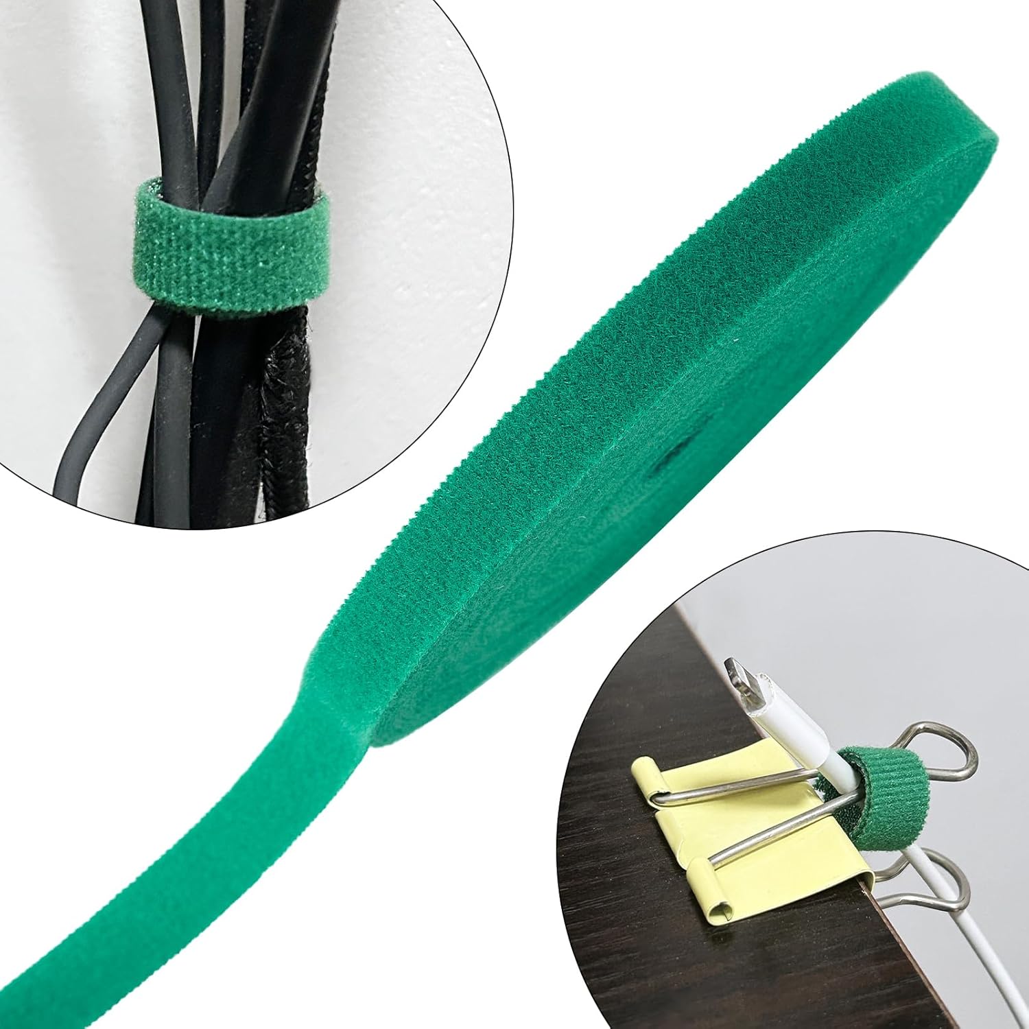 Tangyinrd 1 roll Garden Tie Green Tape Twist Ties for Plants Tomato Plant Support for Effective Growing for Climbing Plants,Reusable Adjustable Garden Plant Ties Gardening Strap