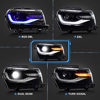 VLAND RGB LED ヘッドライト Camaro RS/SS Chevrolet Camaro RS/SS RGBWA DRL Boards (2019-2024)