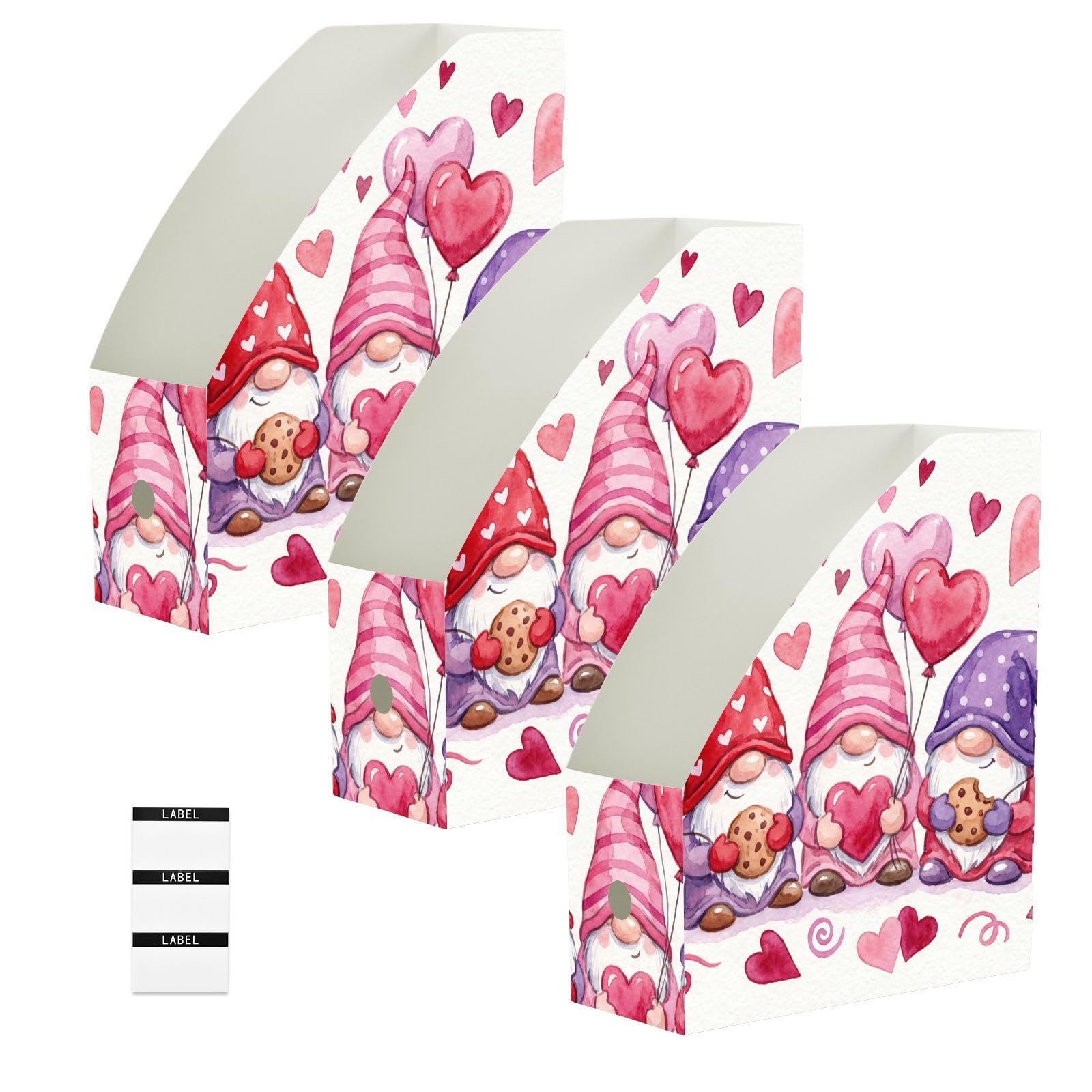 Porte-revues en forme de nain mignon violet