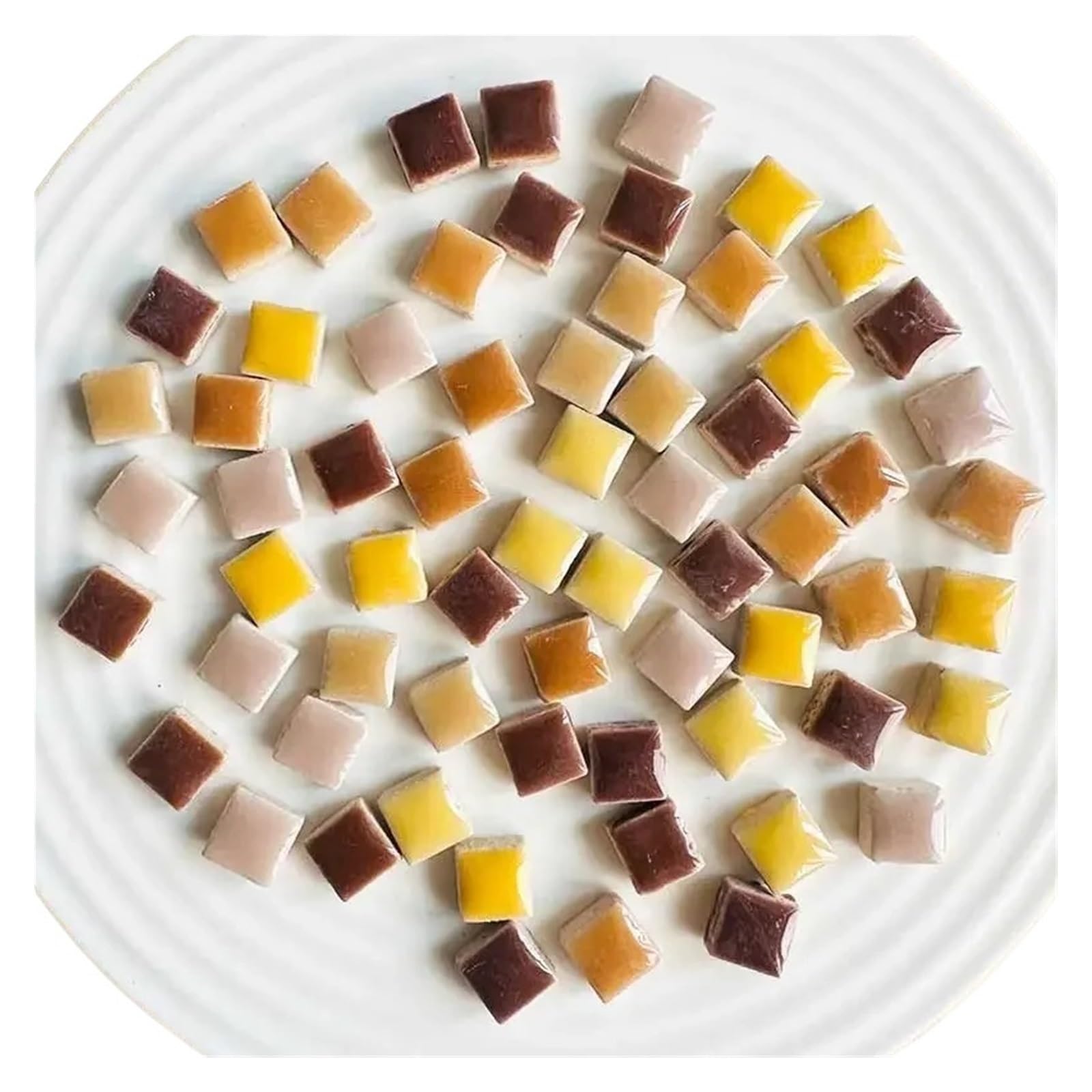 Mtadsbkfp Color 02 Mixed Colour Stained Glass Mosaic Tiles, Diy Ceramic Mosaic Tiles For Crafts, Multicolor(Color 02)
