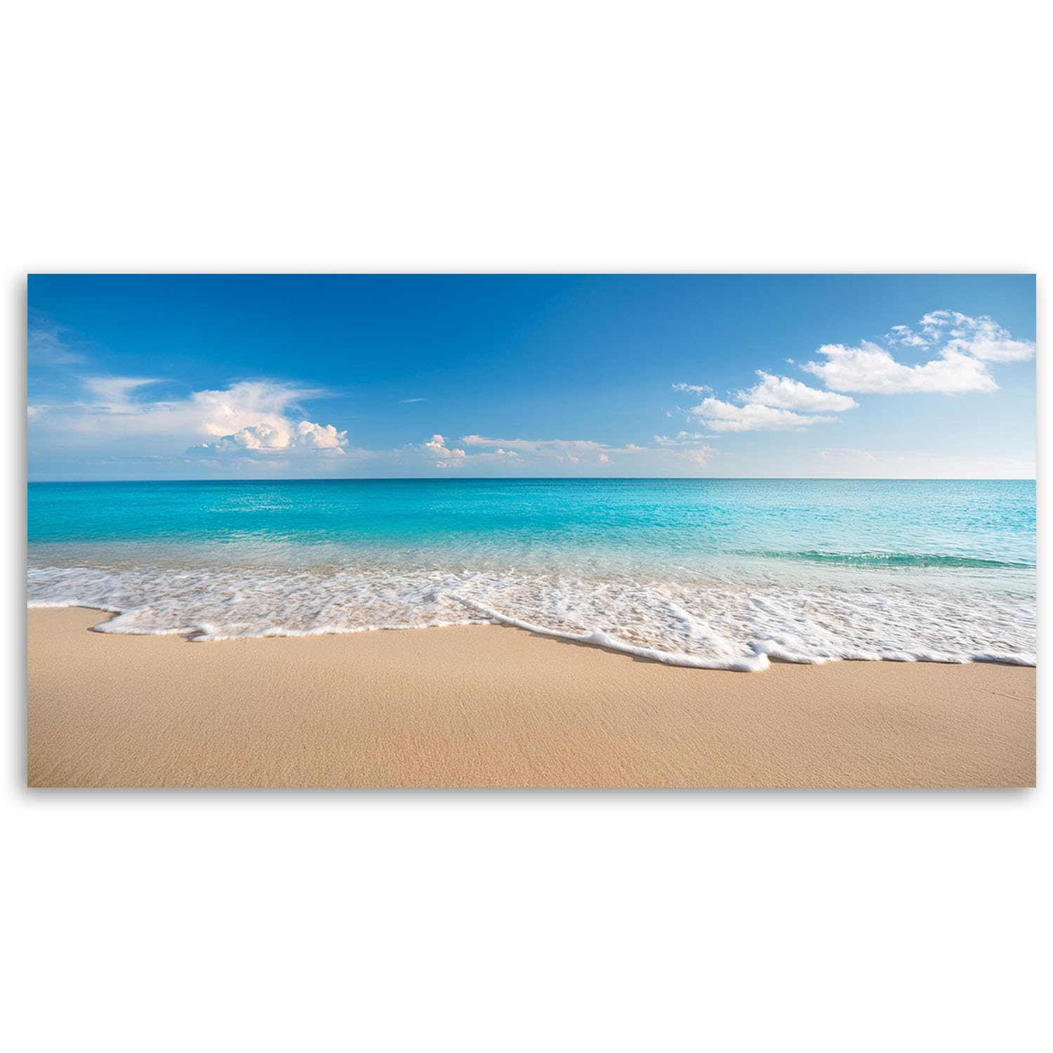 Feeby Cuadro - Cuadros Para Dormitorios - Paisaje marino azul - 120x60 cm - Decoracion Pared - Para el Dormitorio y la Sala de Estar