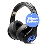 Noise Cancelling Bluetooth Gaming Headphones - Dirac 3D Surround with 30+ Hr Battery, Touch Controls and RGB - Gaming Headsets for PS5, Xbox, PC, Switch & Mobile