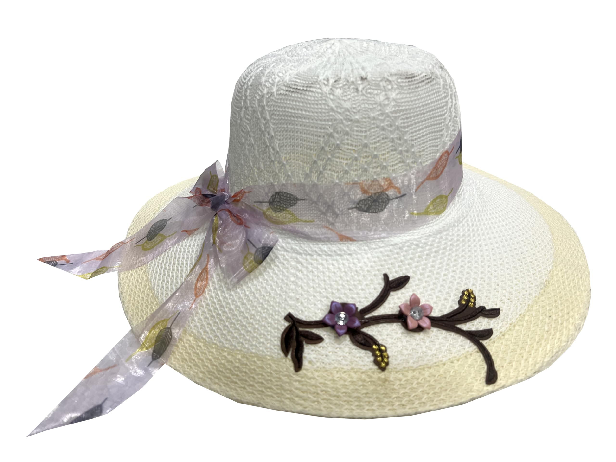 INFISPACEWomen's Wide Brim Fedora/Tribly Summer Beach Hat