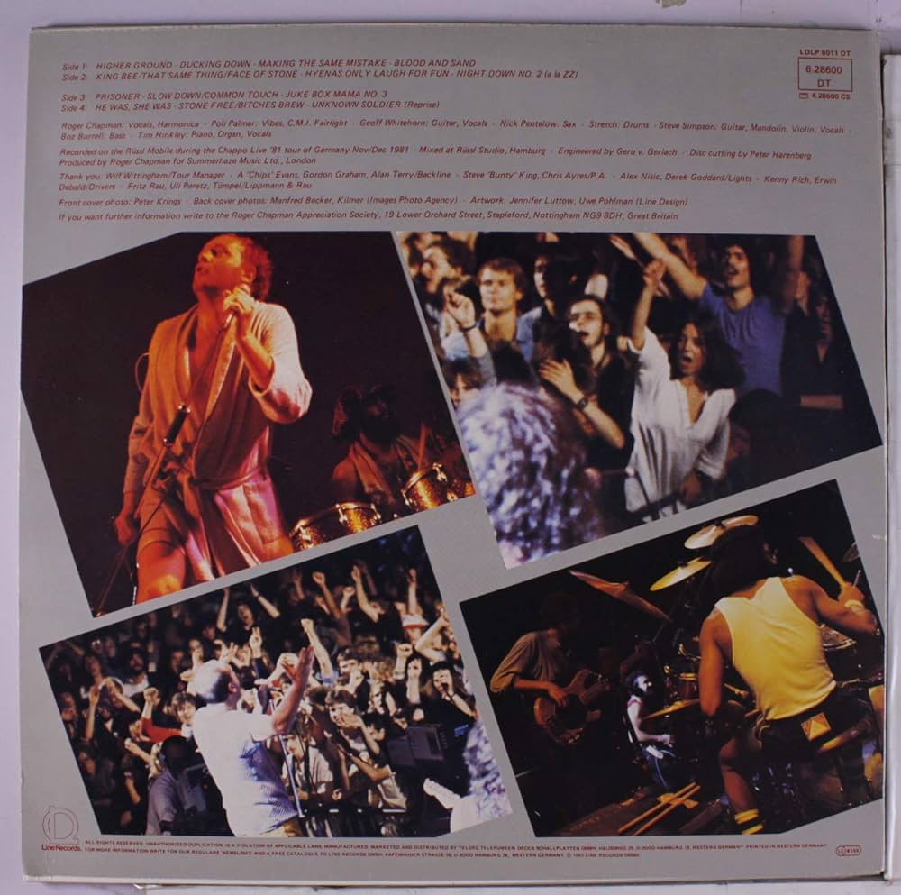 ROGER CHAPMAN & SHORTLIST - he was she was you was we was