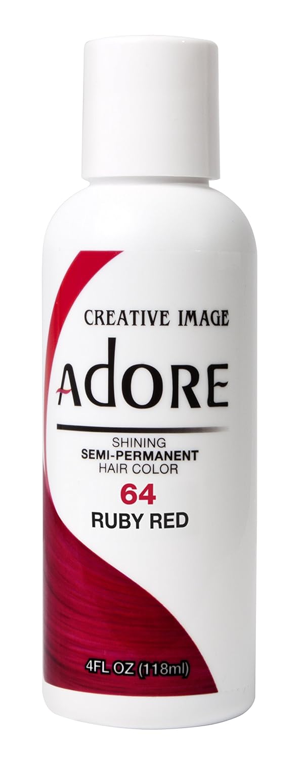 Adore SemiPermanent Haircolor 064 Ruby Red, 4 Ounce